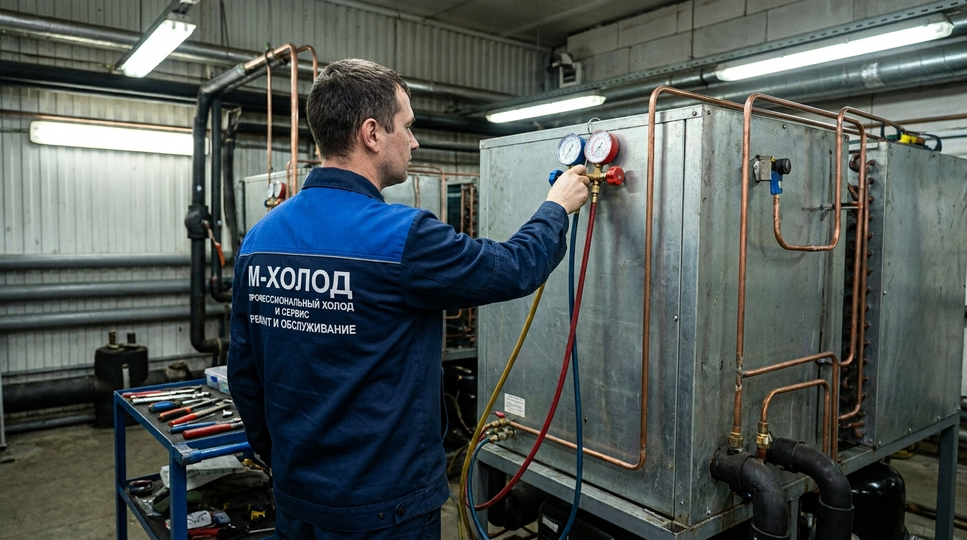 Холод на производственной линии